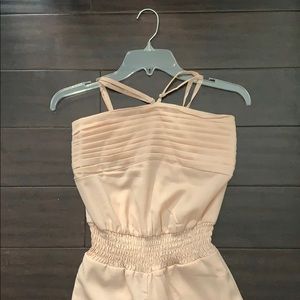 Blush Pink Bebe Jumpsuit!
